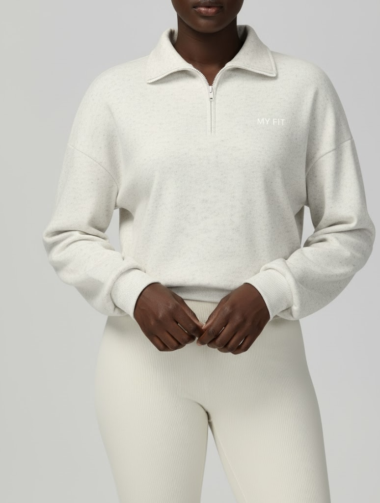 Sweat Col Zippé Sportswear MY FIT – Image 2